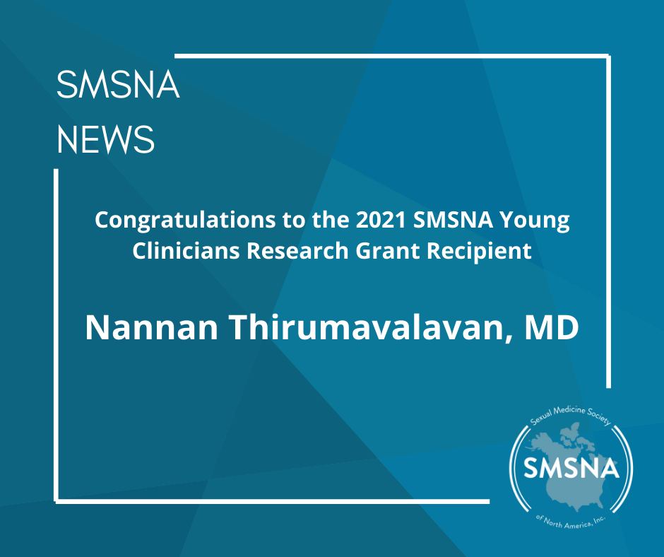 2021 SMSNA Young Clinicians Research Grant Recipient Announced